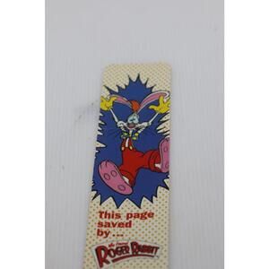 Vintage 1987 Roger Rabbit Bookmark – Disney / Amblin – One Stop Posters #4